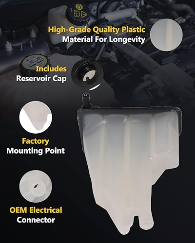 Miniatura 2 de SCITOO El tanque de desbordamiento de refrigerante de la botella del depósito de refrigerante se adapta a 2000-2004 para Volvo S40 2000-2004 para