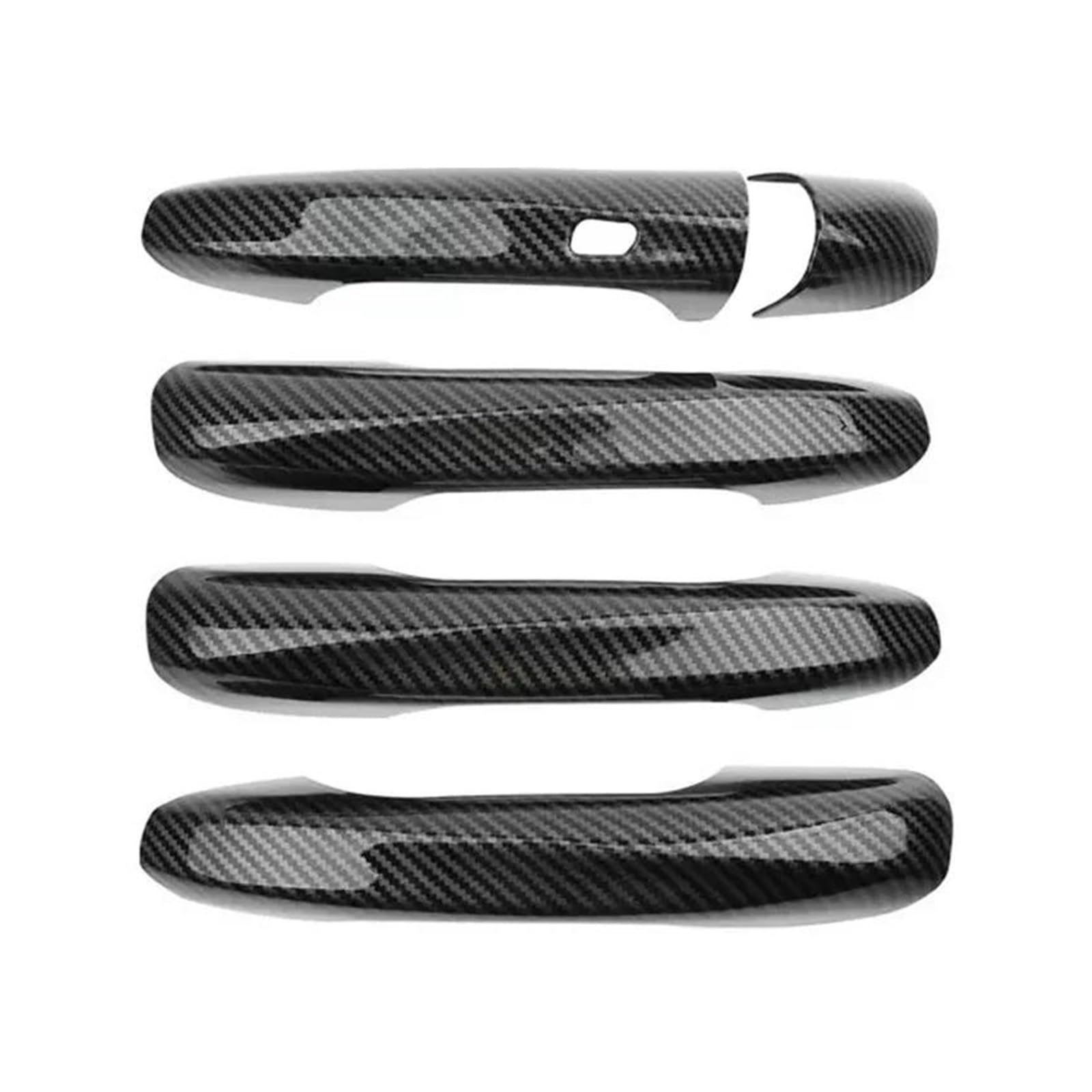 Protection poignée Mercedes Classe C W205 contre rayures look carbone 1 capteur