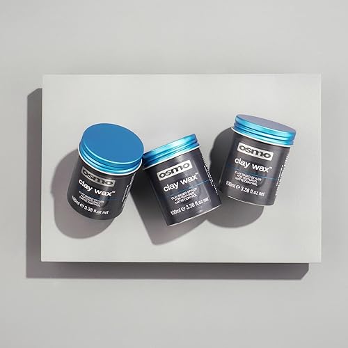 Miniatura 3 de Osmo Cera de arcilla de sujeción firme para acabado mate sin brillo para un aspecto natural durante todo el día para todo tipo de cabello, 3.38