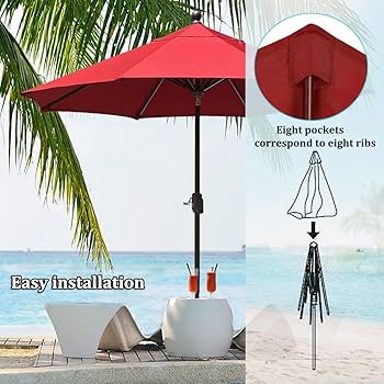 Amazon.co.jp: ガーデンパラソル用交換生地 替布 パラソル 傘布