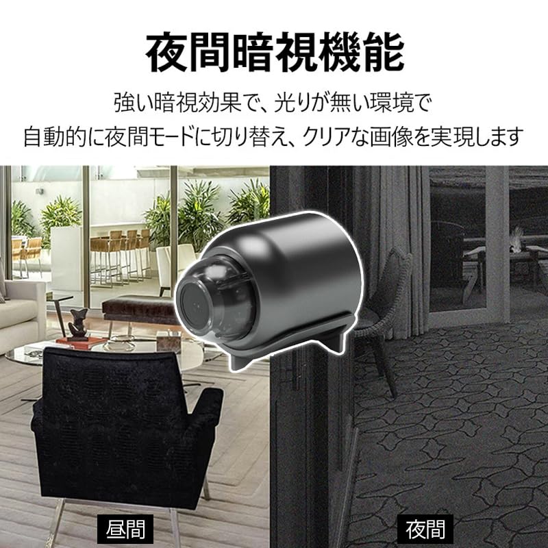 Amazon.co.jp: 【2025新超小型】超小型カメラ 24時間録画 隠しカメラ