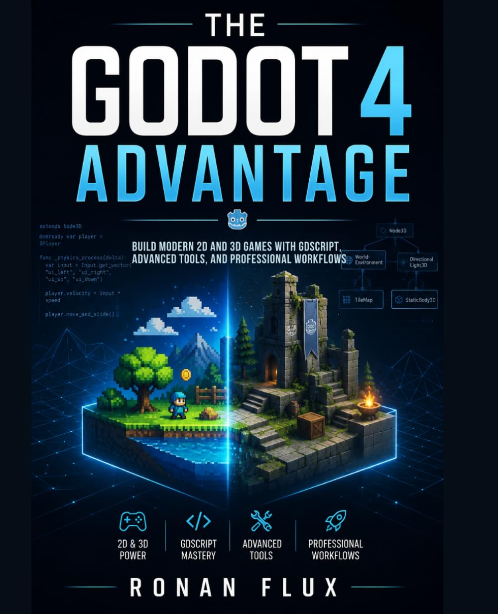 The Godot 4 Advantage: Build Modern 2D and 3D Games with GDScript, Advanced Tools, and Professional Workflows
