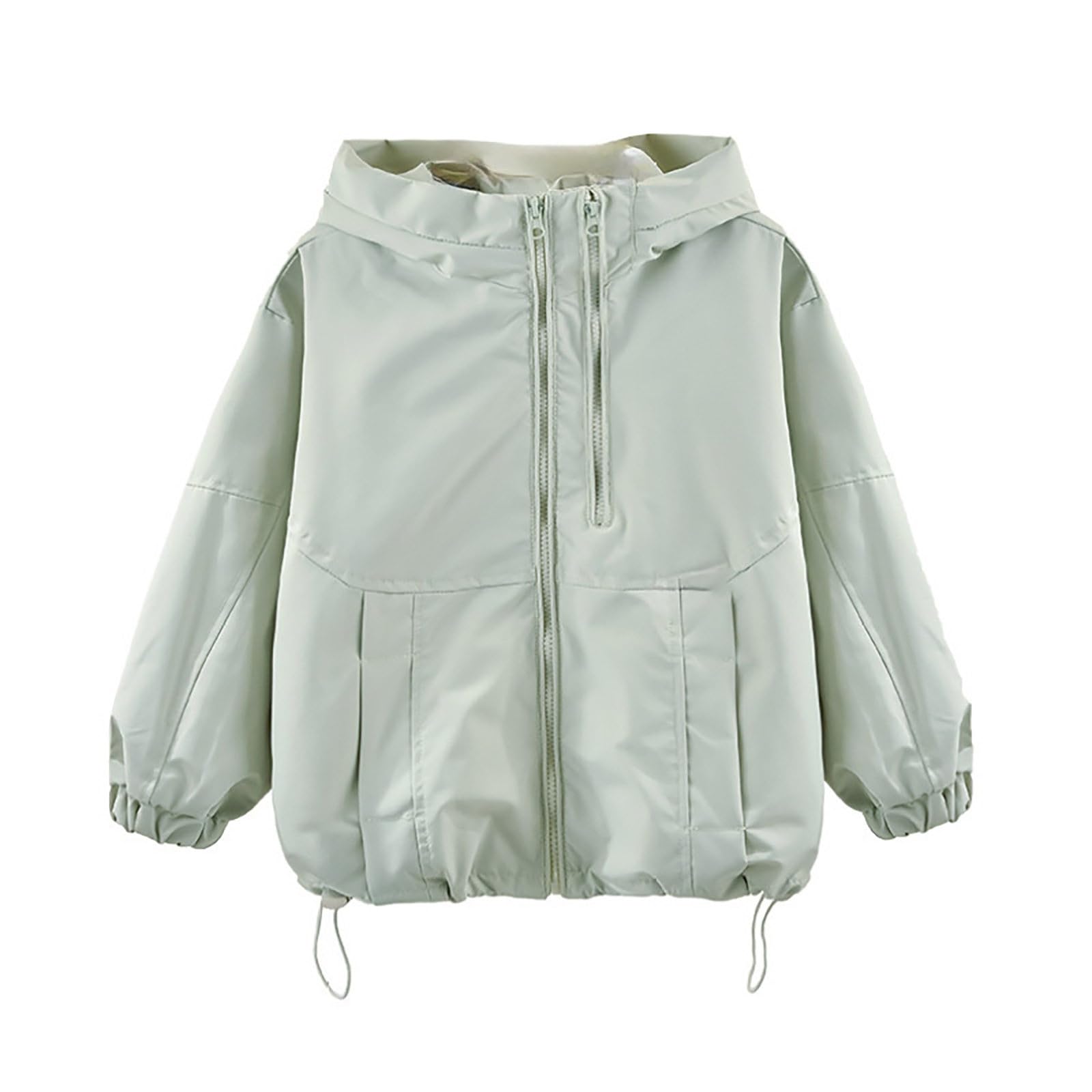 Chaqueta Infantil Reversible versátil con Cremallera Frontal para niñas: Abrigo Ligero cómodo para Jugar en Cualquier estación.