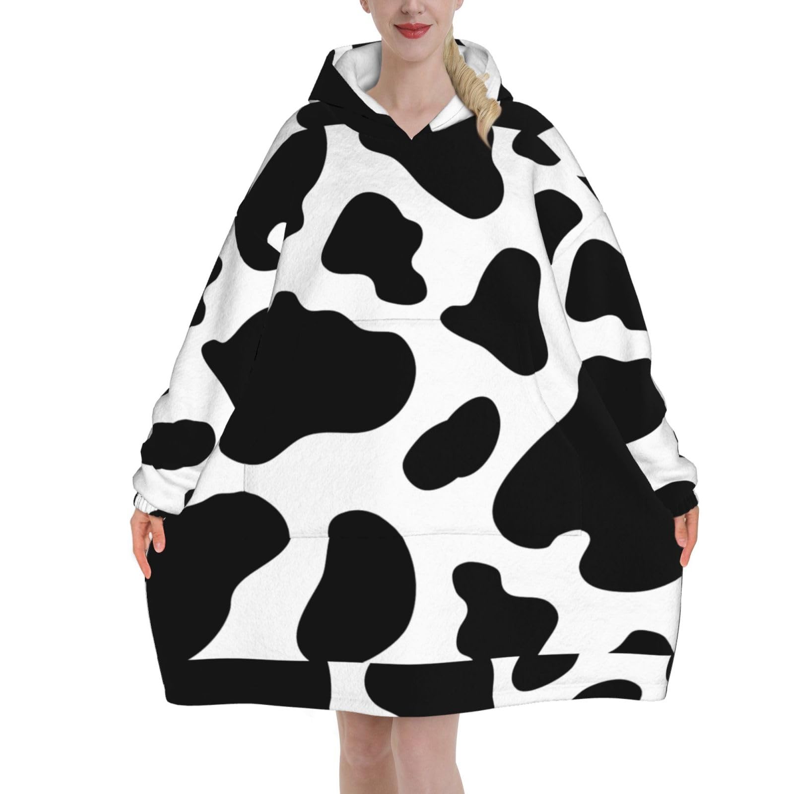 Sweat à capuche couverture léopard pour vos soirées cocooning - 8
