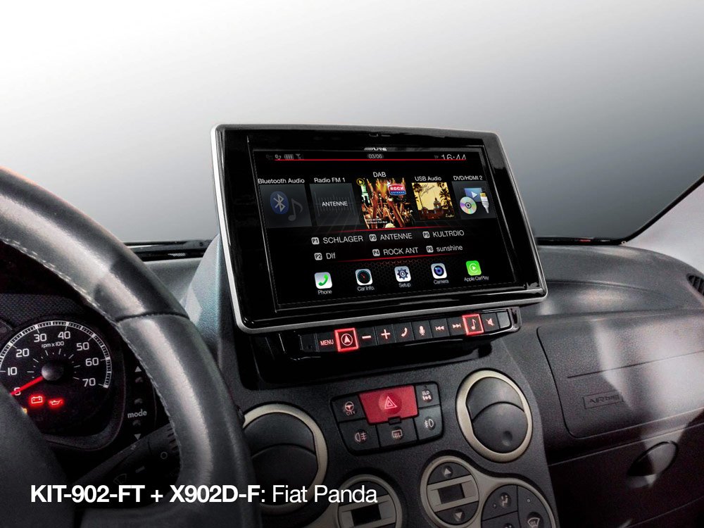 Alpine KIT-902-FT - Montagekit im Tablet-Design für 9-Zoll Freestyle-Systeme X902D-F / X902DC-F
