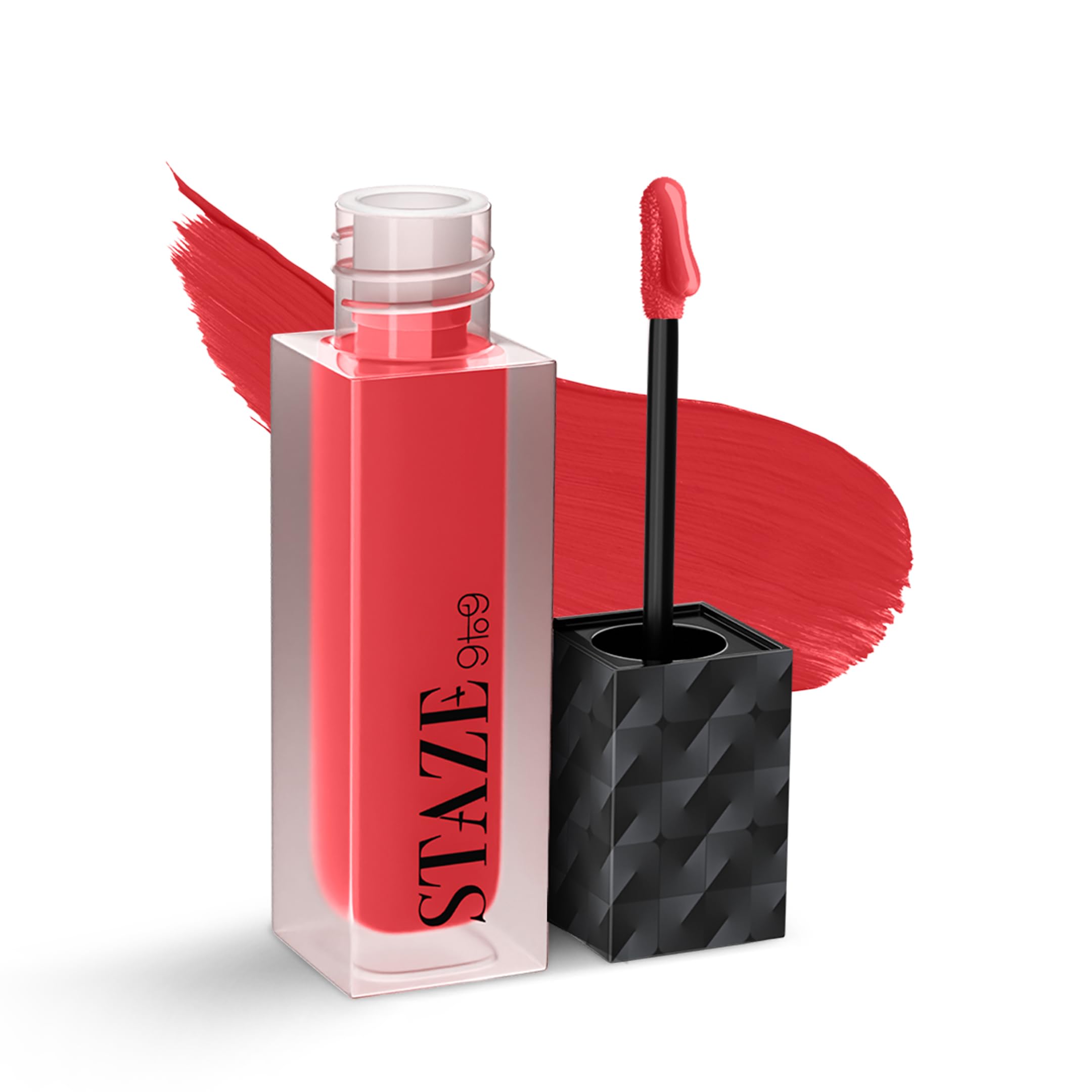 Staze 9to9 Lips Don't Lie Liquid Lipstick | Matte + Transfer-proof | 12hrs long stay with Intense Color Payoff | Lightweight & Comfortable | 06 Raspberry Rush | 4 ml