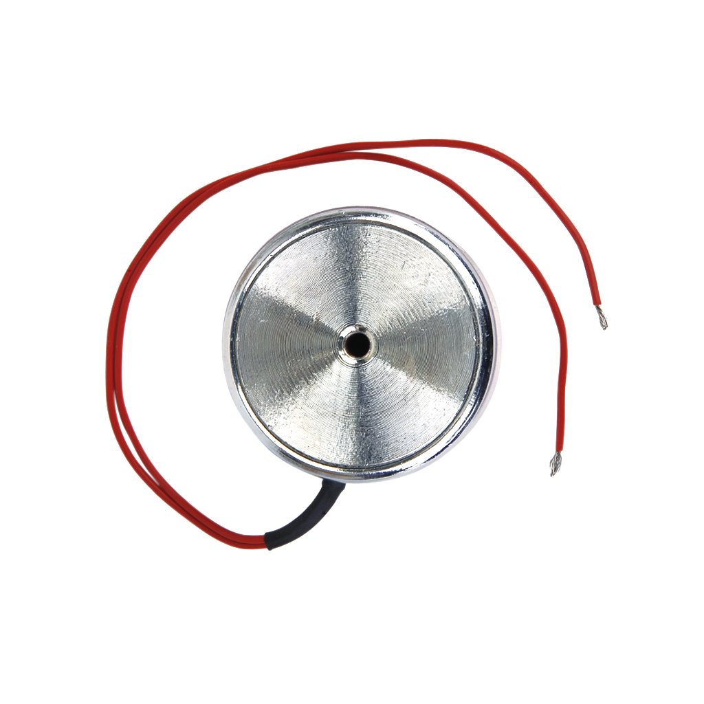 DC 12V/24V Electric Lifting Magnet Solenoid Electromagnet Holding 5.5LB - 330LB - Foto 8