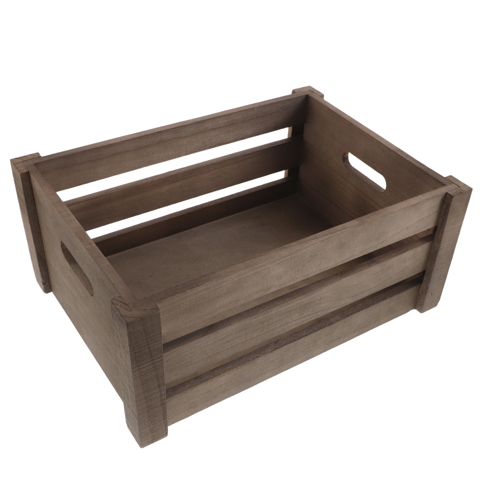 Scatola Portavinili Vintage in Legno per Album e Documenti | Porta Dischi in Stile Retrò, Formato 13, 78x9, 84x5, 91'', Uso Desktop e Home Display