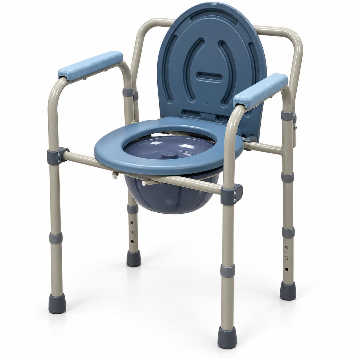 Silla Cómodo Ajustable Con Cubeta De 4 Litros