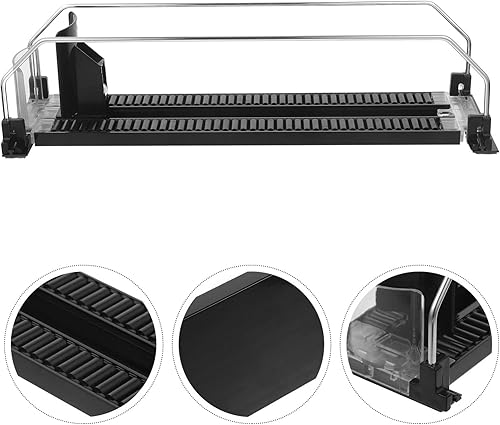 Miniatura 9 de VILLCASE Organizador de bebidas de agua, organizador de latas de soda para refrigerador, deslizador automático de empuje, 12 onzas, 16 onzas, 20