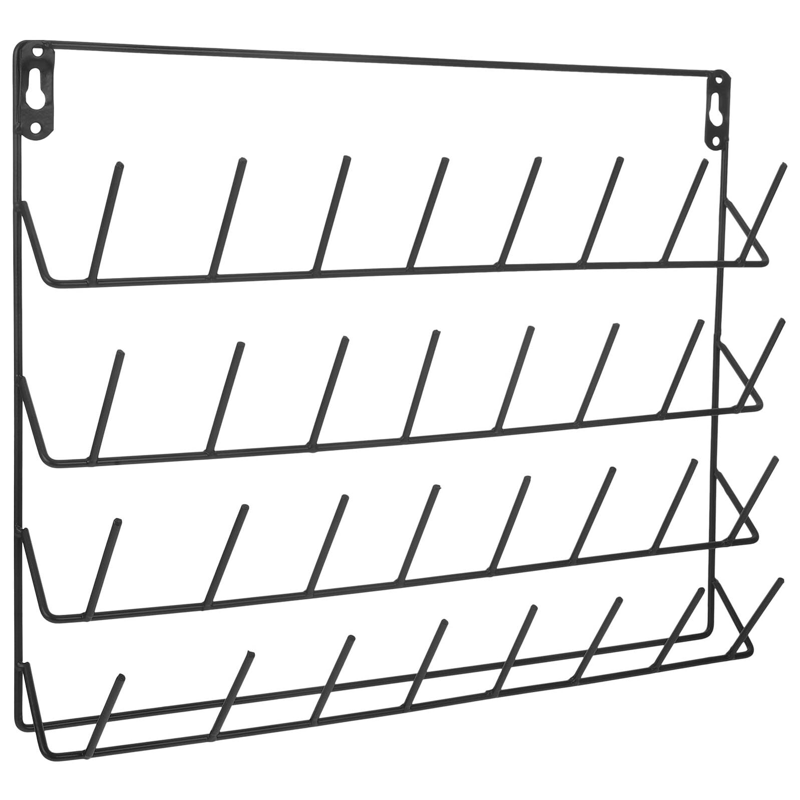 Porta Rocchetti Filo da Spole in Metallo Resistente all Usura Organizer Compatto per Ricamo e Cucito con Ganci Pratici per Stanza da Lavoro Facile da Montare e Salvaspazio