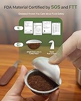 Vista 4 de Grasseed Abridor de tapas reutilizables para cápsulas Nespresso VertuoLine con 300 sellos de papel de aluminio para limpiar y rellenar cápsulas