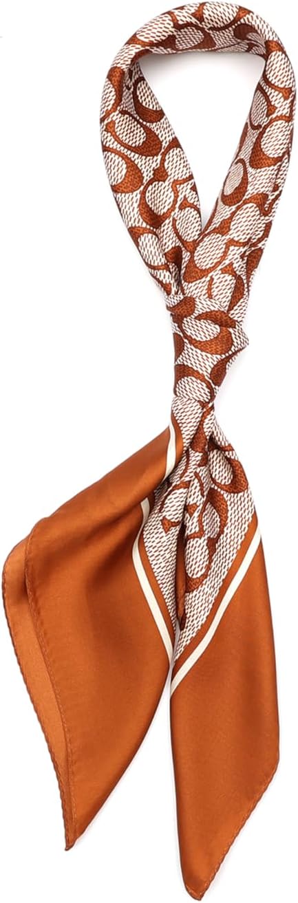 Coach Vintage Signature C Printed Silk Square