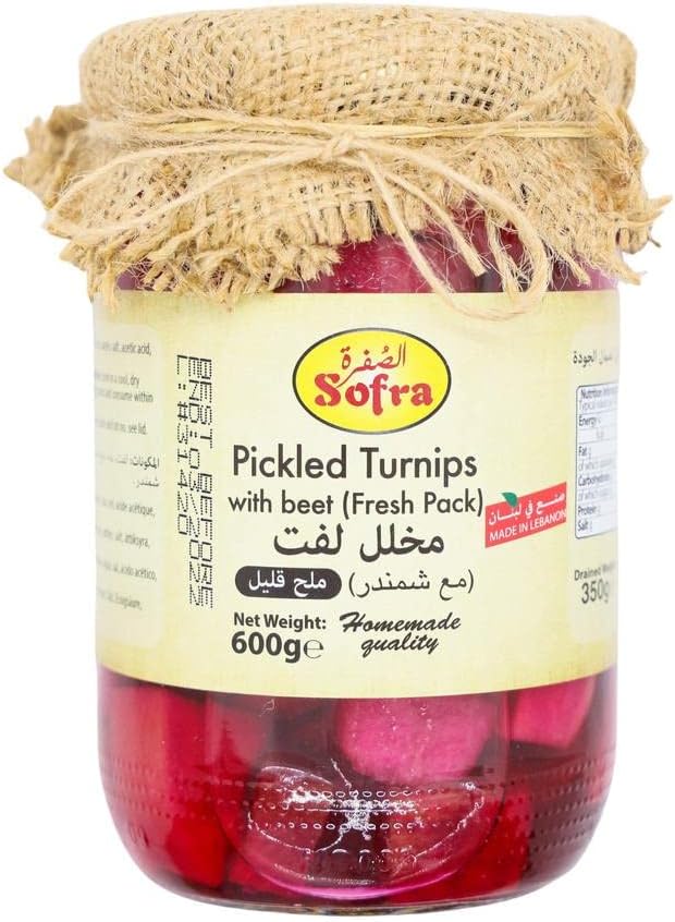 Authentic Lebanese Turnip Pickles Sofra 600g