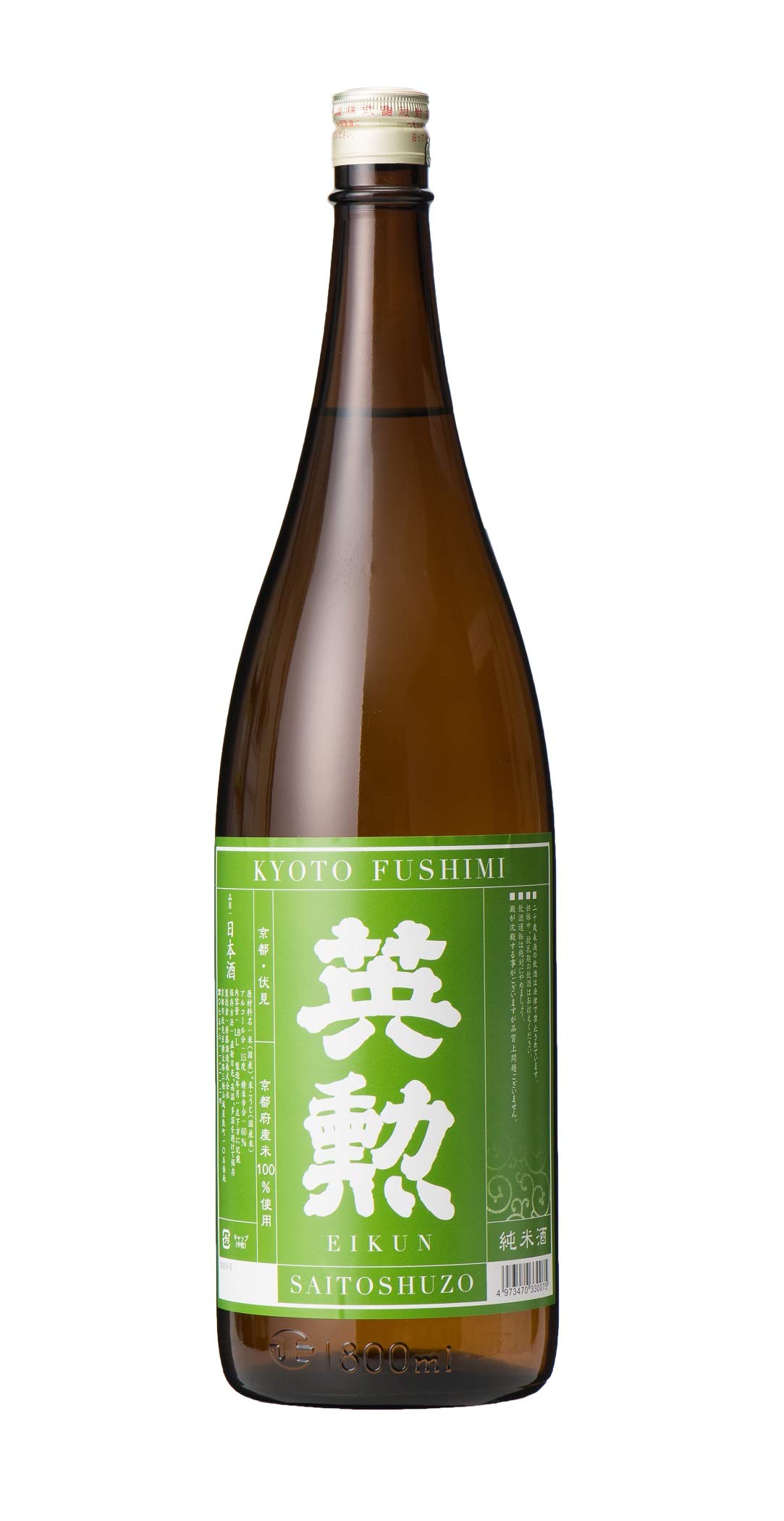 Amazon.co.jp: 斎藤酒造 英勲純米酒 [ 日本酒 京都府 1800ml