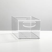 Vista 2 de mDesign Contenedor de almacenamiento doméstico para DVD, PS4 y Xbox Videojuegos, paquete de 2, grande, transparente