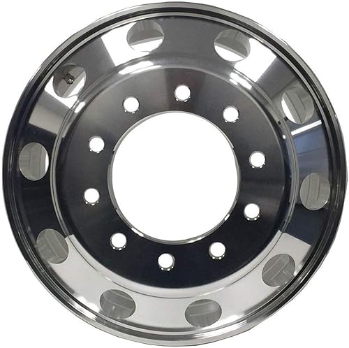 Miniatura 5 de Llantas Uniracing de aluminio, estilo Alcoa, de aleación, con buje, rueda forjada para autobús, camión, interior de la llanta de metal plateado