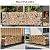 Kendane 8FT Firewood Rack Outdoor, Heavy Duty Adjustable Firewood log Storage & Holder, Wood Pile Lumber Storage Rack Stacking Outside for Courtyard Patio.