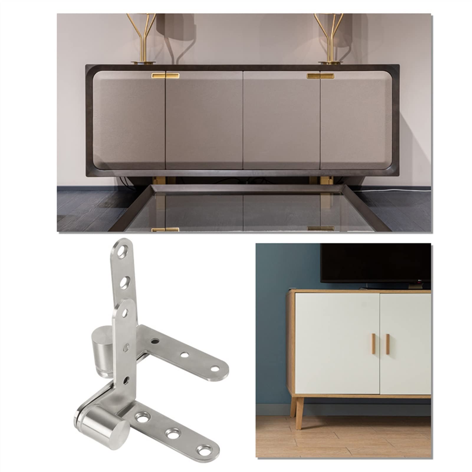 Cerniere 2Pcs Cerniera Dell'albero Della Porta In Acciaio Inox Porta Di Legno Su Imbottiture Posizionamento Albero Rotante Cerniera Nascosta Cerniera Dell'albero Della Porta Invisibile