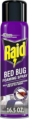 Miniatura 2 de Raid Spray espumoso para chinches de cama, para uso en interiores, no mancha, 16.5 onzas (paquete de 6)