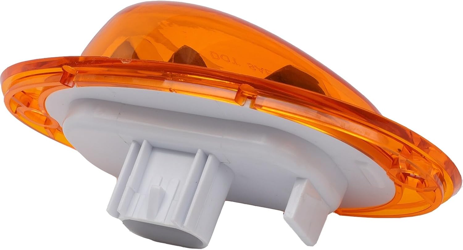 OCPTY 4pcs 5 Led Amber Len Amber Light LED Side Marker Turn Signal Lights 5-2835-SMD For Freightliner Cascadia 2008-2014