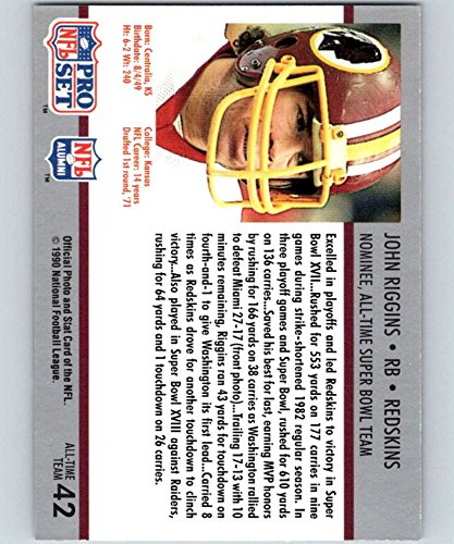 Amazon.com: 1990 Pro Set NFL Football Super Bowl 160#42 John