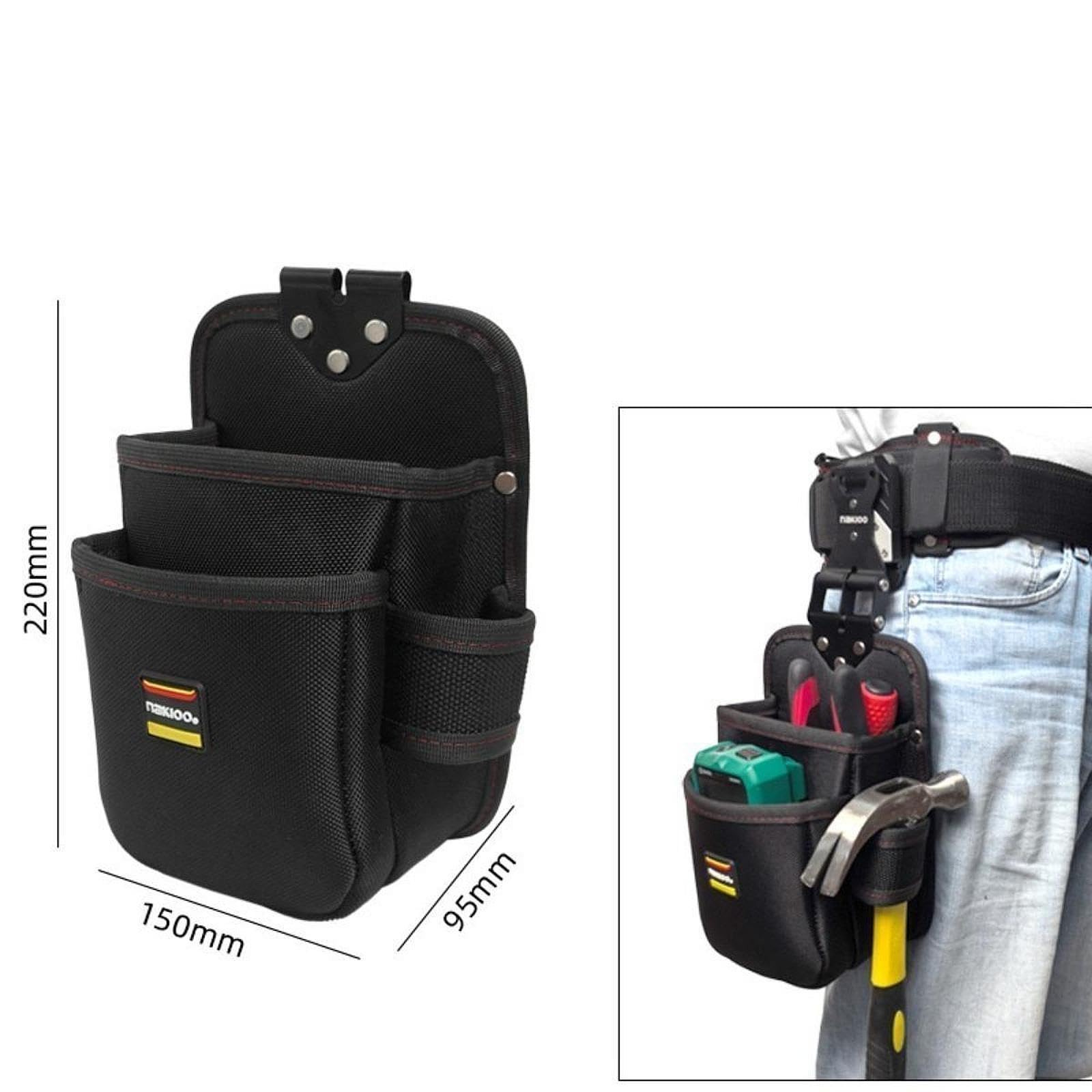 portautensili per elettricisti, in tessuto Oxford, con sgancio rapido, per artigiani e lavoratori, Style B Tool Pouch