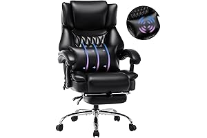 High Back Massaging Office Chair: Indulge in Ergonomic Comfort with Enhanced Relaxation