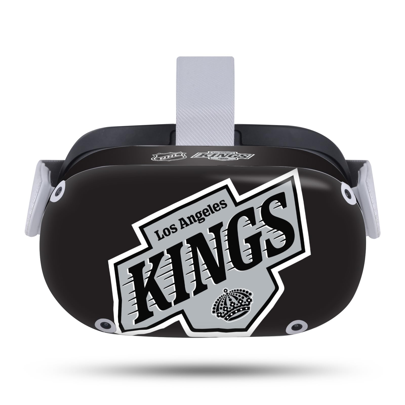 Head Case Designs Officially Licensed NHL Oversized Los Angeles Kings Vinyl Sticker Skin Decal Cover Compatible with Meta Quest 2