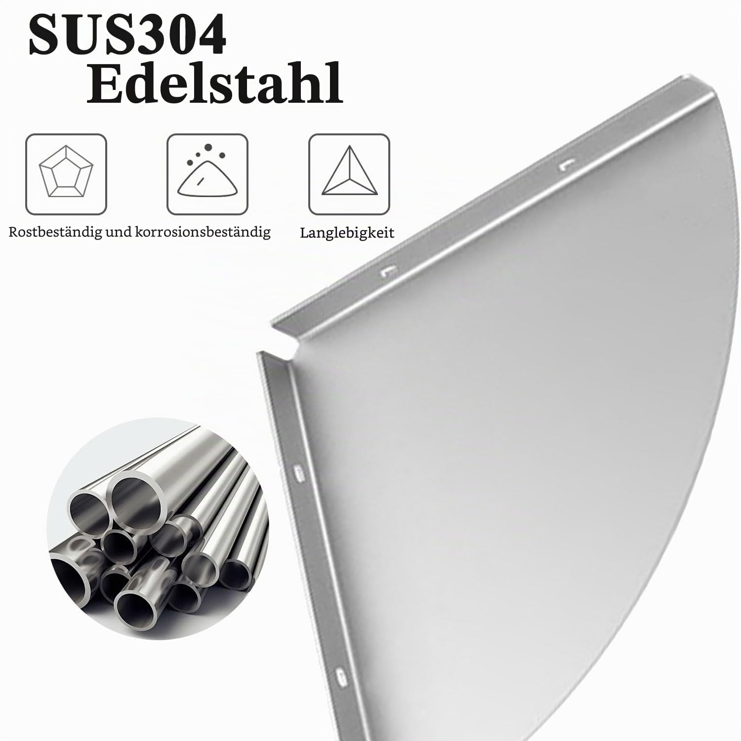 SUS 304 Edelstahl Duschablage Wandmontage wasserdichte Badezimmer Duschregal Robuste Langlebige Dreieckiges Regal für Badezimmer und Schlafzimmer