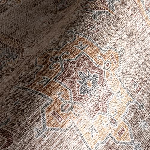 nuLOOM 9' x 12' Machine Washable Area Rug with Waterproof Spill Proof Surface, Non Slip Backing and Stain Resistant for Living Room, Bedroom, Kitchen, Dining Room, Philomena Sage Green