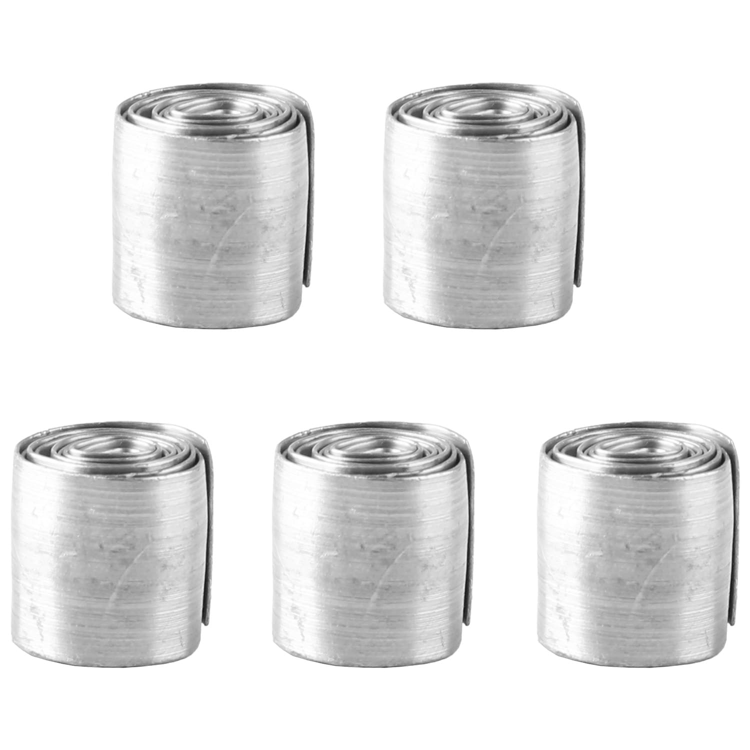 wellrun 5 Rolls Aquarium Plant Weights Anchors,Bendable Flexible Metal Plant Holders,Reinforcing Counterweights for Fish Tank,Ponds,Prevent Floating
