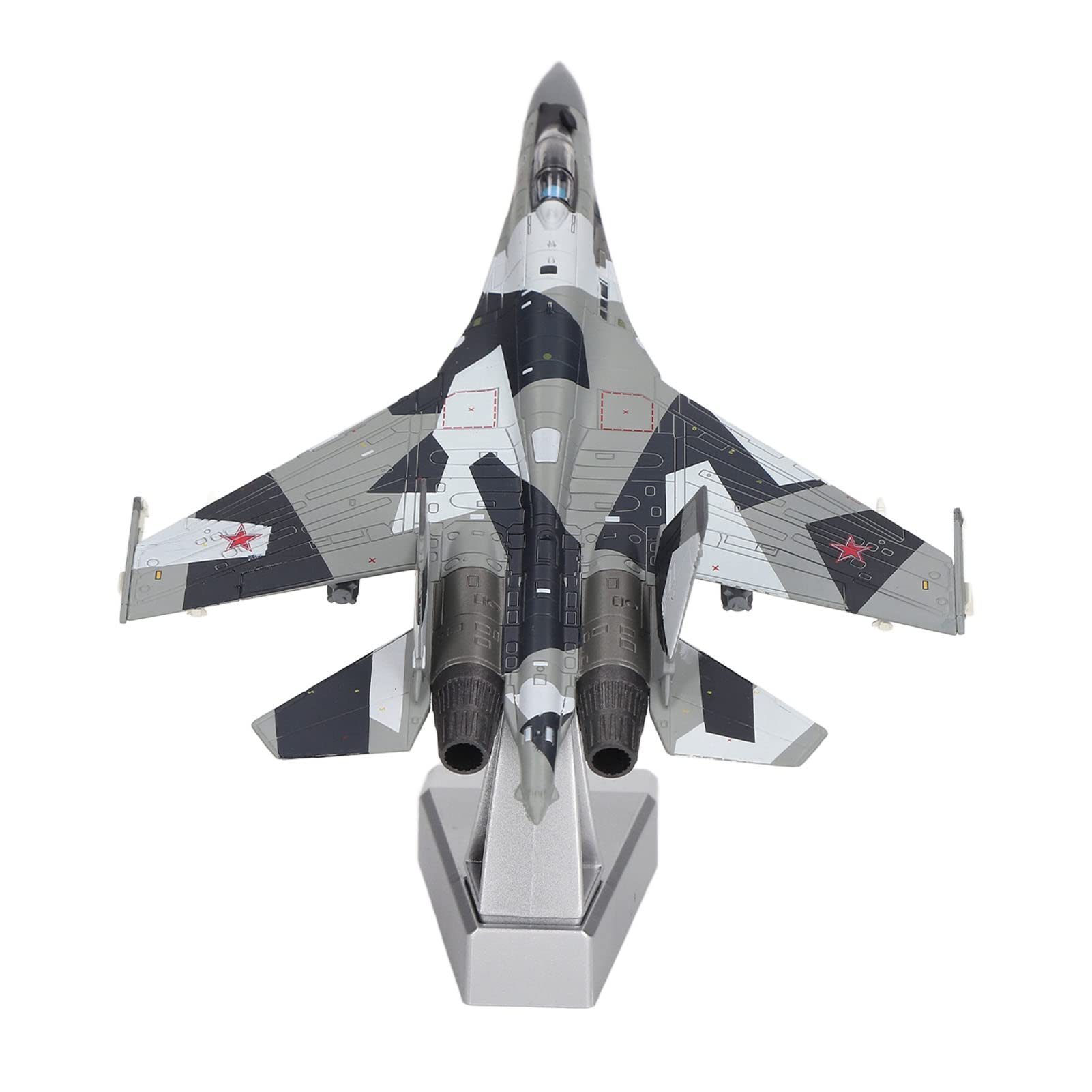 Fighter Aircraft Model, 1:100 Die Cast Fighter Model Simulation Vintage Fashion Collectible Alloy Plane Fighter Model