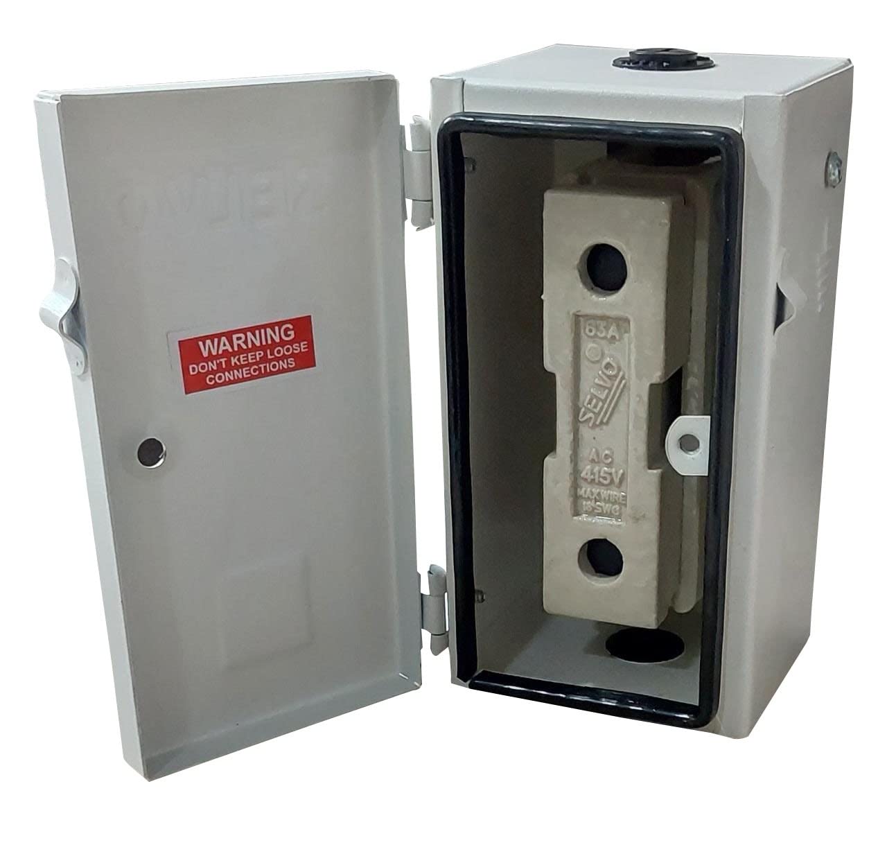 SELVO 63A.Sheet Metal Enclosure with kitkat Fuse Unit (B0BR83NY9T) Amazon Price History, Amazon Price Tracker