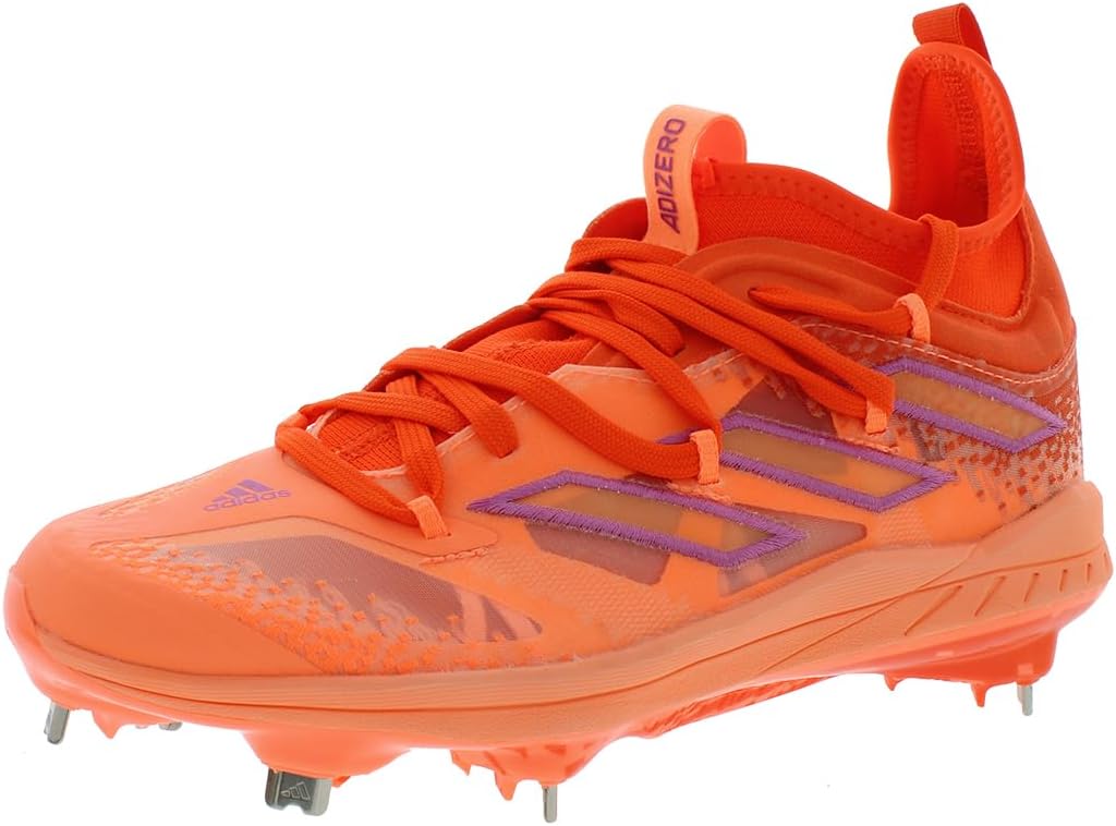orange adidas baseball cleats