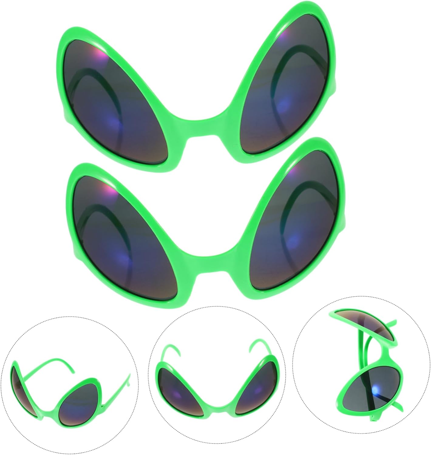 MERRYHAPY 10pcs Glasses Funny Sunglasses for Cosplay Parties Creative Costume Eyewear for Halloween and Festivals Material Accessories