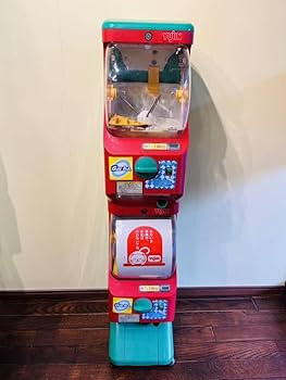 YUJIN ガチャガチャ 本体（2段式） ガチャマシン 2段式 イエロー ガチャガチャ 本体 筐体 YUJIN