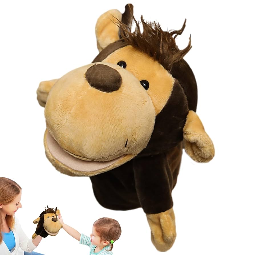 腹話術人形 パペット型 Amazon.co.jp: かわいい パペット 口が動く パペット人形 腹話術