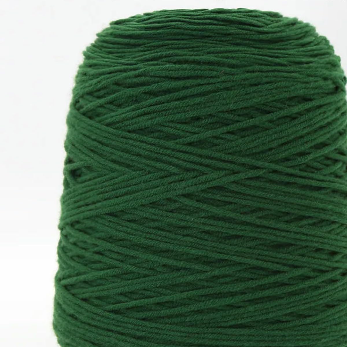 VICIYOO 400g Tufting Cylinder Yarn 8Strands of Milk Cotton Tufting Wool DIY Hand-woven Carpet Yarn Bulk