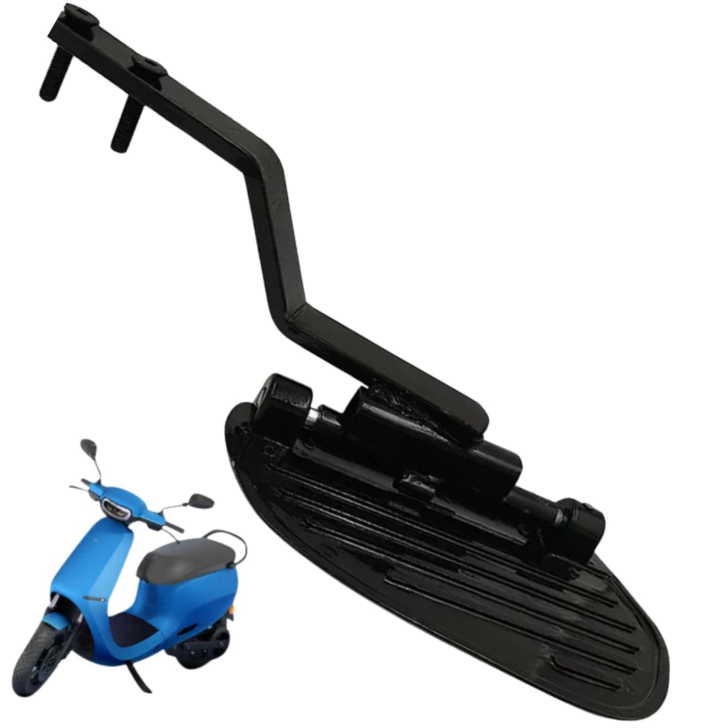 Ola S1x Footrest for Electric scooter Rear Left | Black) Made of Heavy Duty Iron Rod Flat Handle | Metal Construction, Bolt-On Fitment, Anti-Slip Surface, Scooter Durable Finish|S1 Pro Gen 2-image-20