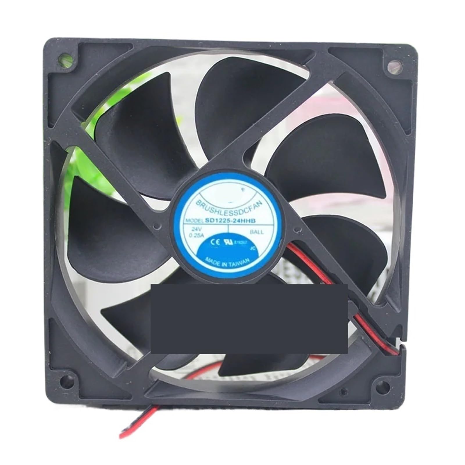 UITGVDQAT SD1225-24HHB DC 24V 0.40A 120x120x25mm 2-Wire Server Cooling Fan