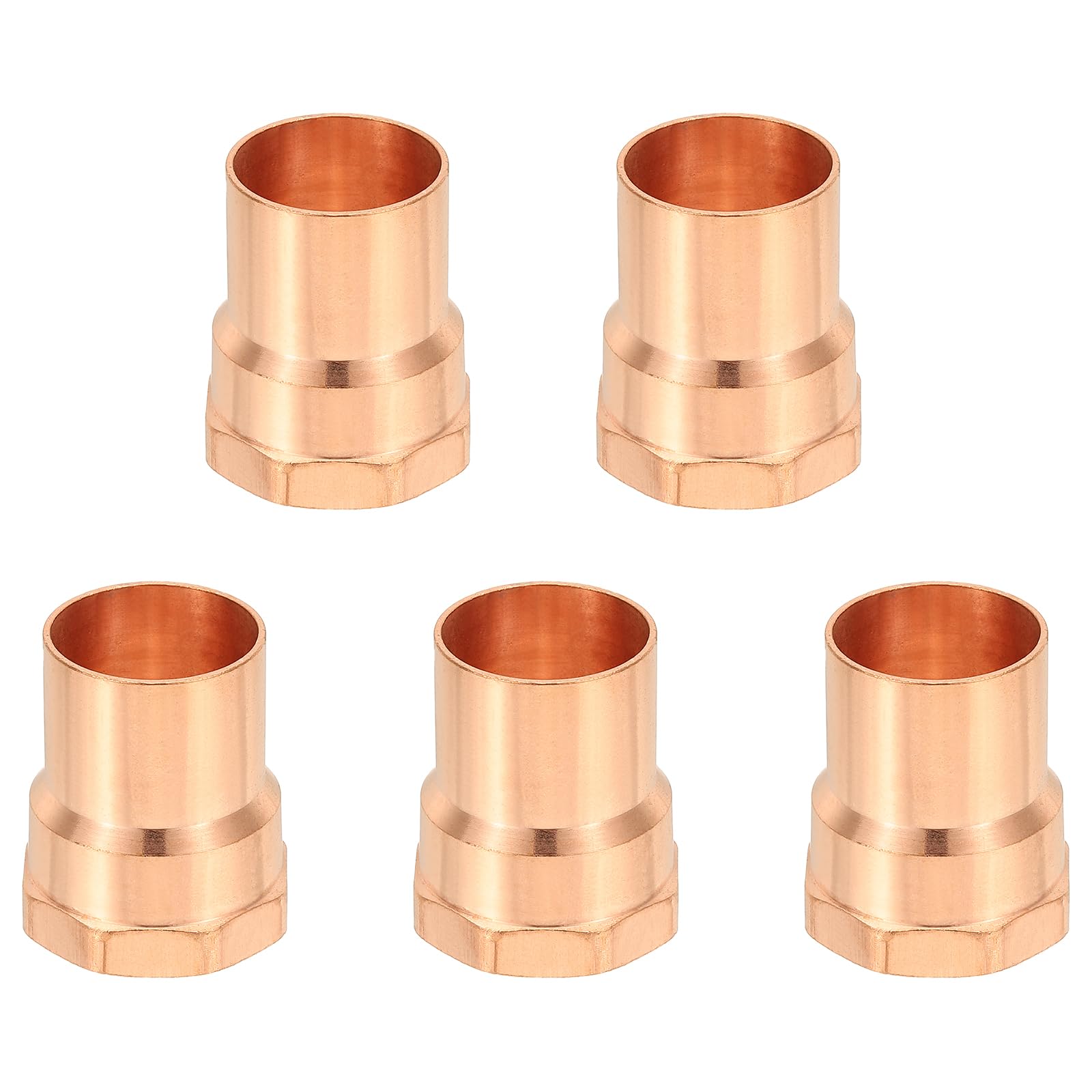 PATIKIL 5 Piezas Adaptador Hembra De 1" Con Conexiones C X F