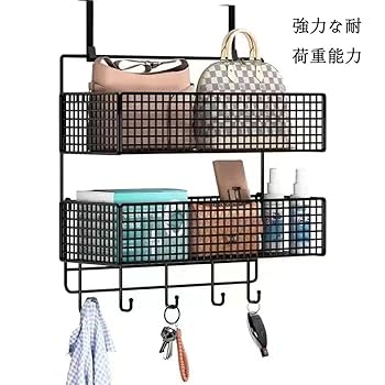 あけび　かご　バスケット　多目的収納 Amazon｜収納バスケット、鉄壁掛け 収納かご 吊り下げバスケット