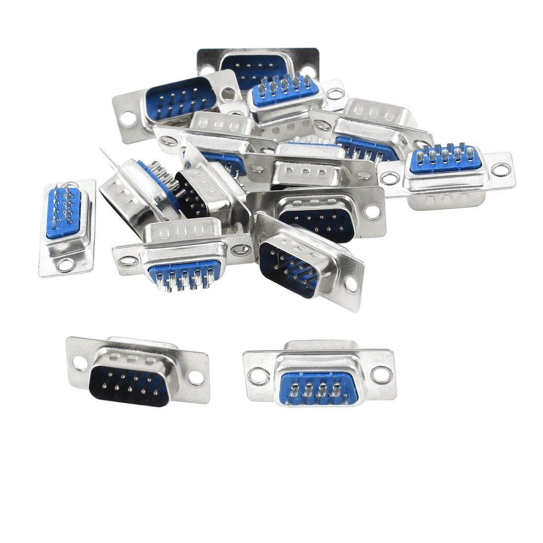 TECHDELIVERS® RS 232-9 Pin Male Jack Plug Serial Port Connector Socket Adapter Changer Coupler DB-9 Straight (Pack of 10)-image-41