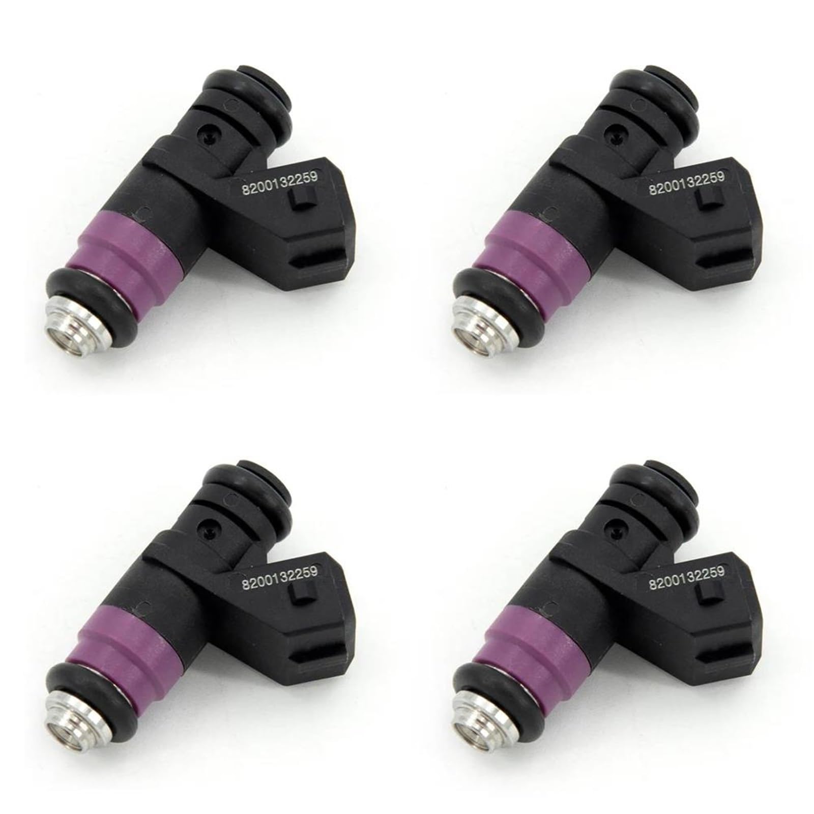 Car Engine Flow Match Fuel Nozzle 8200132259 for Megane 1.6 16v 31 T. KM Replacement Nozzle Injection Petrol H132259 4Pcs Fuel Injector