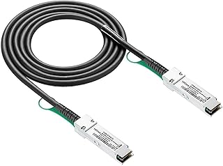 10Gtek® 40G QSFP+ DAC Cable 2-Meter(6.5ft), 40GBASE-CR4 Passive Direct Attach Copper Twinax Cable for Cisco QSFP-H40G-CU2M, Meraki MA-CBL-40G-2M, Supermicro, Mikrotik, Open Switch Devices