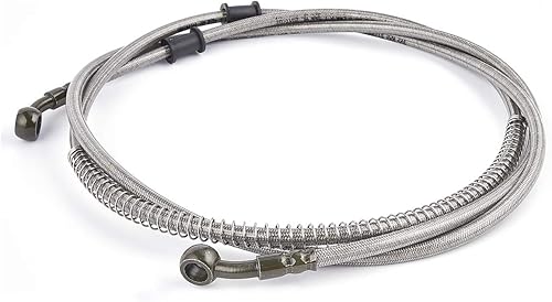 Miniatura 2 de Manguera de freno hidráulica trenzada de acero inoxidable de 86 pulgadas para GY6 Kazuma Sunl Taotao Roketa Jonway Scooter Ciclomotor ATV Dirt Bike