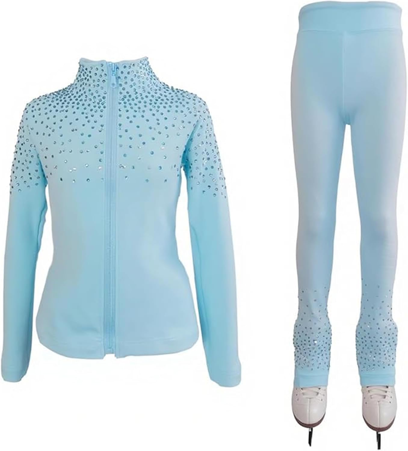 Pantalon De Patinage Artistique LIUHUO Pour Filles Et Femmes - Leggings Avec Strass, Confort Et Élégance Sur Glace