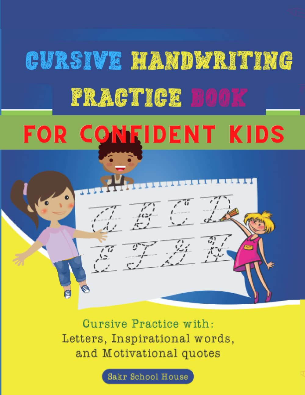 Cursive Handwriting Practice Book: Penmanship practice for confident ...