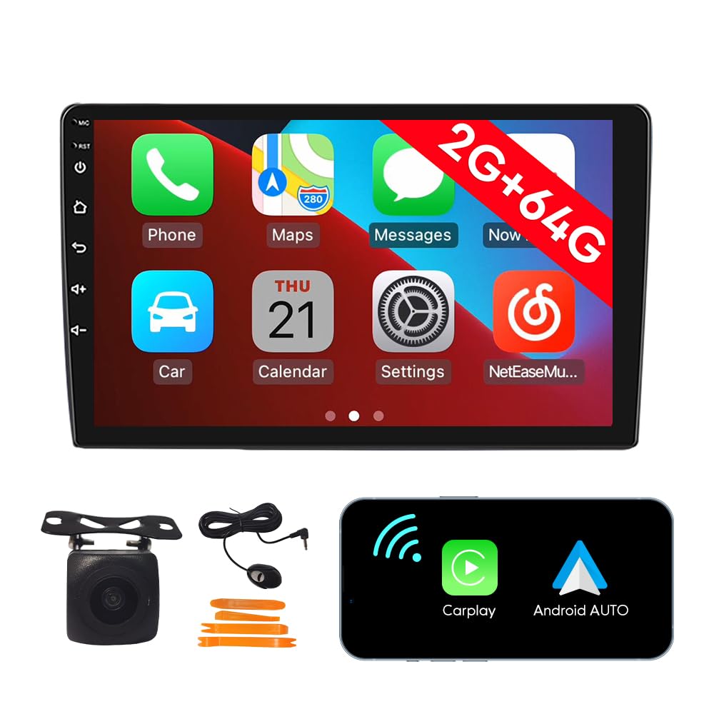 [2G 64G] Android Car Stereo FM Radio Carplay Android Auto 9